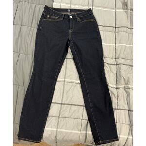 GAP True Curvy Skinny Jeans Size 8 / 29 In Dark Wash